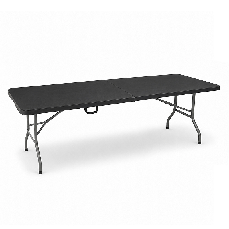 Aga Garten Klapptisch 240x74x74 cm Schwarz