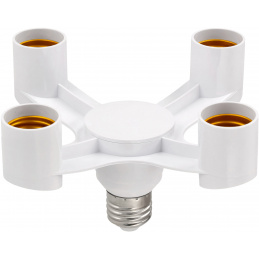 Redukce pro LED E27 - 4xE27