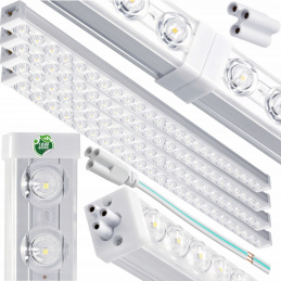 4x LED lampa NEPTUN 60cm - 18W -1800lm - IP20 - 6000K - studená bílá