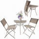 Meble balkonowe tarasowe - stolik, 2 krzesła