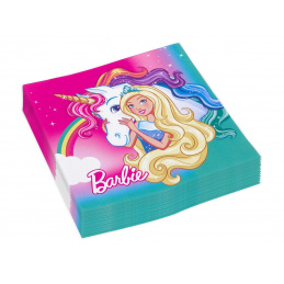 Barbie Papierservietten Barbie 33x33cm 20 Stück