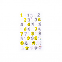Aga4Kids Selbstklebende Zahlen DS8101ZC