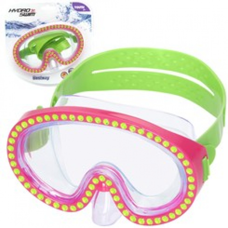 BESTWAY Dekorierte Schwimmbrille 22062 - Rosa