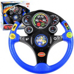 Interaktives Lenkrad mit Vibration ZA3900 - Blau