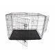 Aga Hundekäfig 75,5x47x54,5 cm mit Bodenschale Drahtkäfig, Hundetransportkäfig, Hundekäfig, Hundebox, Hundetransportkäfig, Metall Tierkäfig