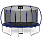 Aga SPORT EXCLUSIVE Trampolin 430 cm Dunkelblau + Sicherheitsnetz + Leiter