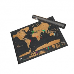 B9B1 MAPA ŚWIATA ZDRAPKA