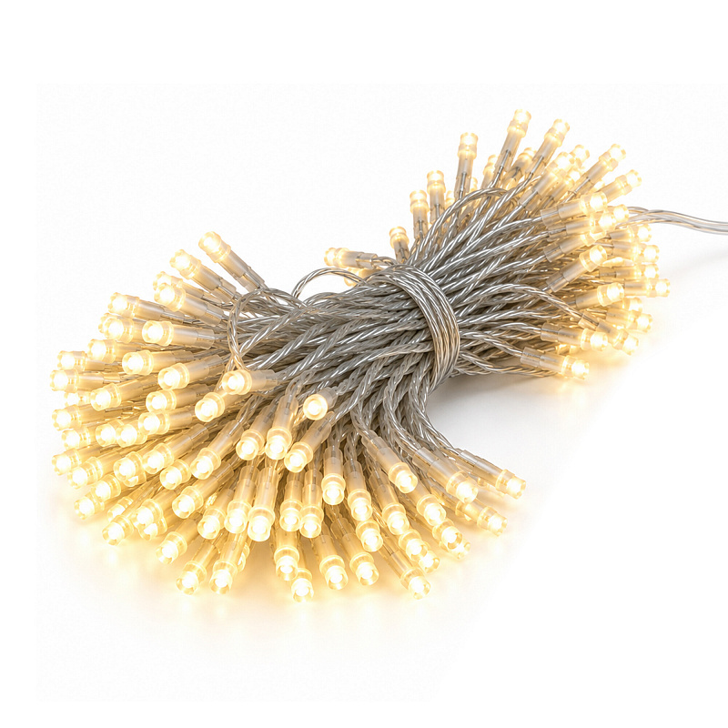 Linder Exclusiv Weihnachtskette Lichterkette  100 LED Warmweiß