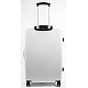 Aga Travel Kofferset 3 Teilig Hartschale Leicht ABS+PC Reisekoffer Haltbar Trolley Handgepäck Sets mit TSA Schloss und 4 Rollen MR4656 Weiß