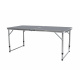 Aga Campingtisch, Gartentisch, Klapptisch 120x60x54/60/70 cm Grau