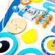 Aga4Kids Montessori Holztafel Pinguin
