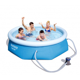 Bestway Fast Set 2,44 x 0,66 m 57268 + Kartuschenfilterung