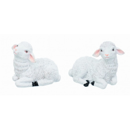 Ceramiczna owca do postawienia wielkanocna mix wzorów