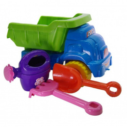 Doloni Kindertruck mit Kipper und Zubehör  Blau