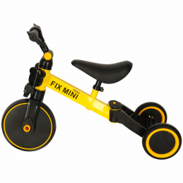 Aga Trike Fix Mini Laufdreirad 3in1 mit Pedalen gelb