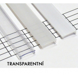 Transparenter Diffusor KLIK für Profil - D, Y, Z - 2m