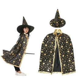 B61B STRÓJ CZARODZIEJA MAGIC PELERYNA     HALLOWEEN