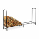 Aga Garden Kaminholzregal 200x36x116cm Schwarz