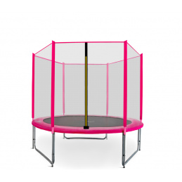 Aga SPORT PRO Trampolin 180 cm Rosa + Schutznetz