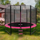 Aga SPORT PRO Trampolin 305 cm Rosa + Schutznetz