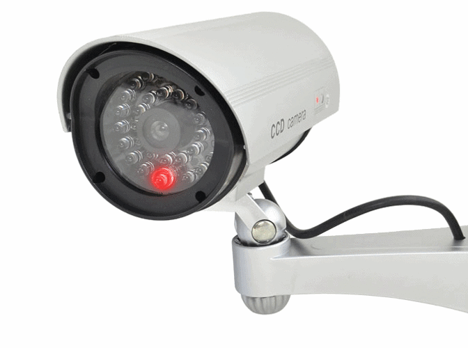 Kamera Attrappe mit LED-Licht ISO-IR-CCD