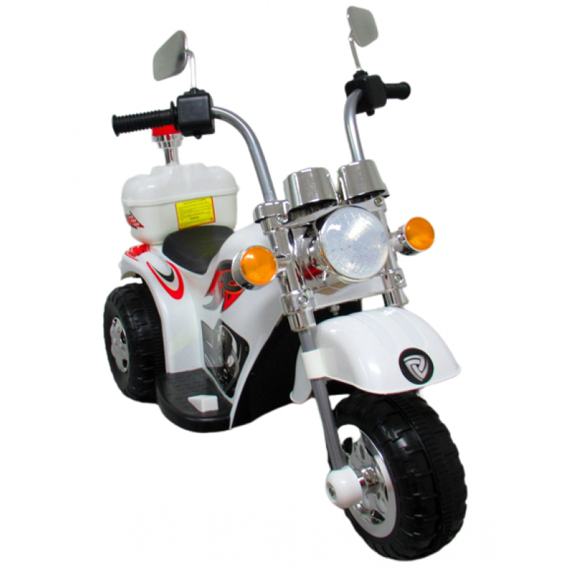 Motorek M8 biały, motorek na akumulator