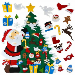 E14C ŚWIECĄCA CHOINKA Z FILCU LED         OZODOBY