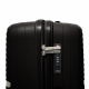 Aga Travel Kofferset 3-teilig MR4679 – Leichte & robuste Polypropylen-Hartschale, TSA-Schloss, 360° Rollen, Handgepäck 33/63/93L, Schwarz