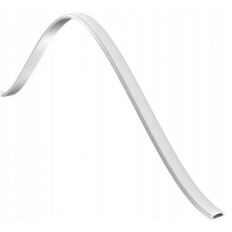 Elastisches Aluminiumprofil für LED-Streifen - 2m - transparent