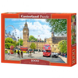 Puzzle 1000-elementów Busy Morning in London C-104963-2 uniwersalny