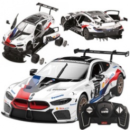 Rastar BMW M8 GTE model 1:18 do złożenia - auto zdalnie sterowane RC0708 uniwersalny