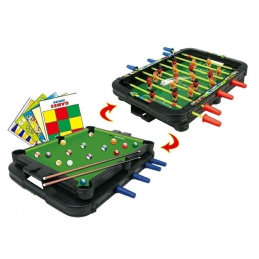 B7C2 PIŁKARZYKI STÓŁ GRA BILARD 15W1 PL