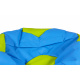 Aga Sitzsack Relaxationbag BALL XXXL Hellgrün - Hellblau + Fußstütze