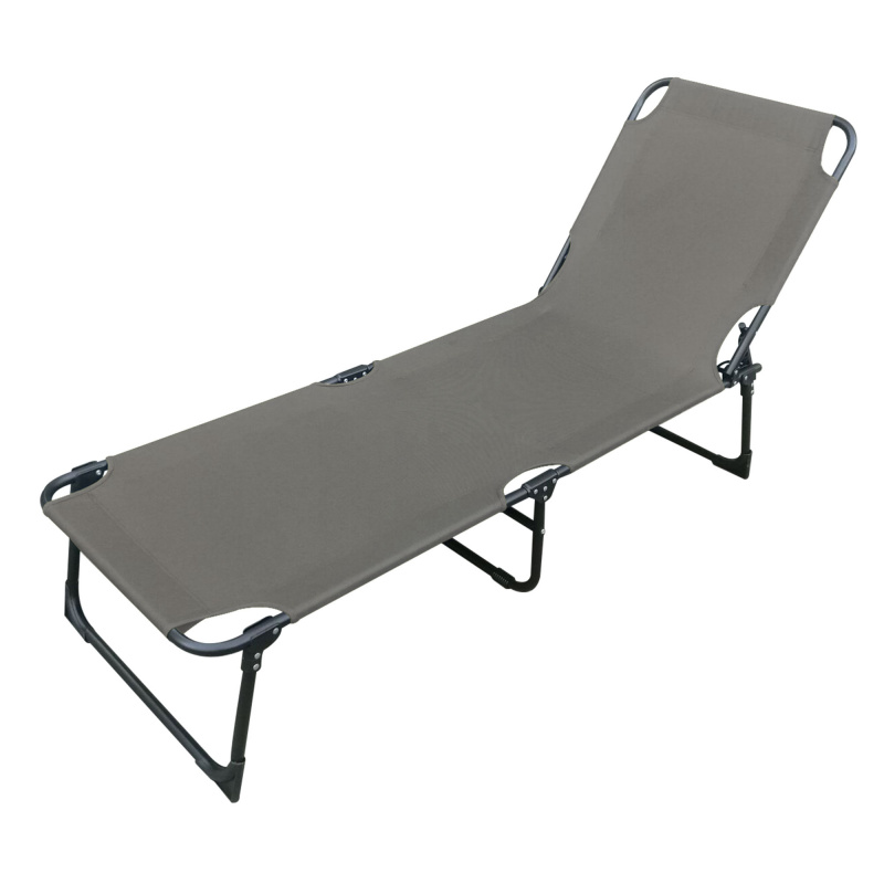 Linder Exclusiv Garten Chaise Lounge MC37201G Grau