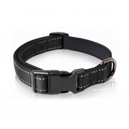 Aga Hundehalsband 30 - 40 cm Schwarz