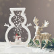 Aga Dekorative Weihnachts-LED-Lampe Schneemann