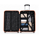 Aga Travel Kofferset 3-teilig MR4679 – Leichte & robuste Polypropylen-Hartschale, TSA-Schloss, 360° Rollen, Handgepäck 33/63/93L, Cinnamon