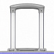 Linder Exclusiv PREMIUM COLOR ALUMINUM Hartschalenkoffer mit Aluminiumrahmen 3er Set Trolley Handgepäck Reisekoffer Koffer Leicht mit 4 Rollen Rollkoffer Hartschale TSA Schloss  MC3058  Flieder