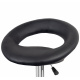 Aga Barhocker MR2036 Schwarz Kunstleder bis 150kg belastbar Barstuhl 360° drehbar, Barhocker, Barstuhl, Bistrohocker