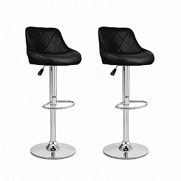 Aga 2x Barhocker Schwarz