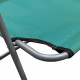 Linder Exclusiv Klappstuhl Oxford PO2600P Petrol – Campingstuhl & Angelstuhl, bis 100 kg, Dunkelgrau Faltbar Stuhl, Gartenstuhl