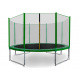 Aga SPORT PRO Trampolin 335 cm Dunkelgrün + Schutznetz
