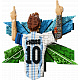 LEGO® Editions Football 43018 Lionel Messi – Torjubel