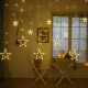 Aga LED Lichterkette Sterne 2,5 m 138 LED Multicolour