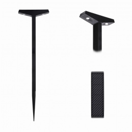 Lampa solarna 2 LED wbijana - ciepły biały