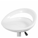 Aga Barhocker MR2039 Weiß, Barstuhl, 360° drehbar, Barhocker, Barstuhl, Bistrohocker