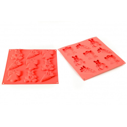 Silikomart Forma na pečení 9 dílná sada žlutá