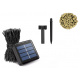 Aga Solar-Lichterkette 20 m 200 LED Warmweiß