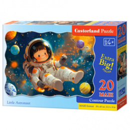 Puzzle 20-elementów MAXI Little Astronaut  C-02450 uniwersalny
