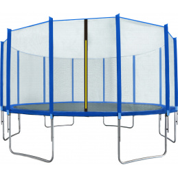 Aga SPORT TOP Trampolin 500 cm Blau + Schutznetz